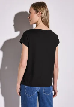 Shirt met decoratieve tape