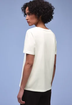 Shirt met deelprint