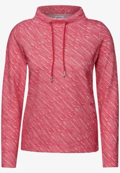 Shirt met diagonale structuur