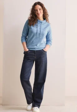 Shirt met diagonale structuur