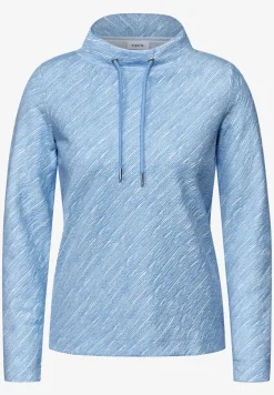 Shirt met diagonale structuur