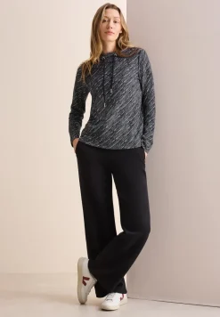 Shirt met diagonale structuur