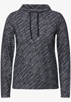 Shirt met diagonale structuur