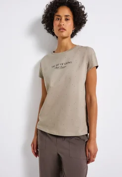 Shirt met edelstenen