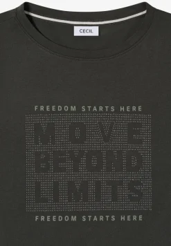 Shirt met edelstenen