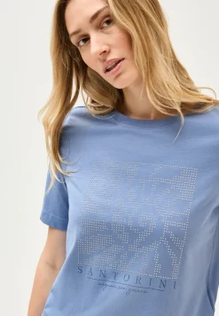 Shirt met edelstenen