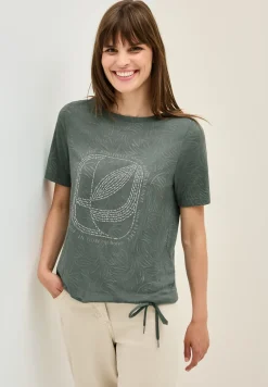 Shirt met edelstenen