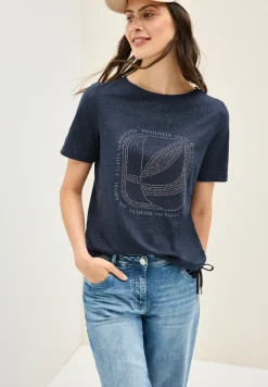 Shirt met edelstenen