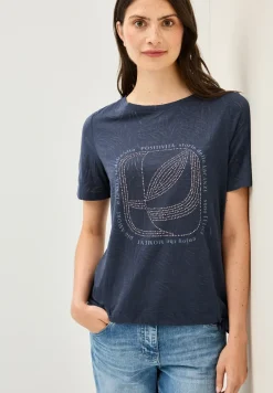 Shirt met edelstenen