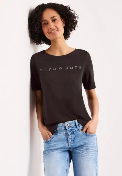 Shirt met edelstenen