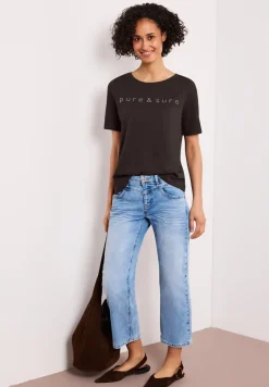Shirt met edelstenen