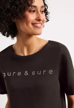 Shirt met edelstenen