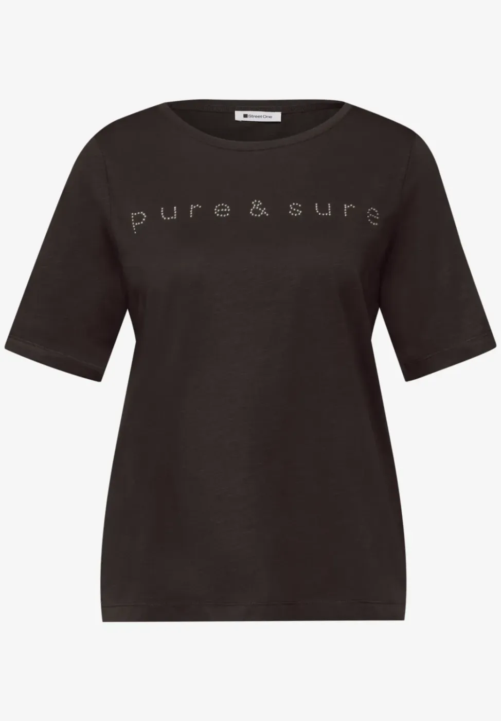 Shirt met edelstenen