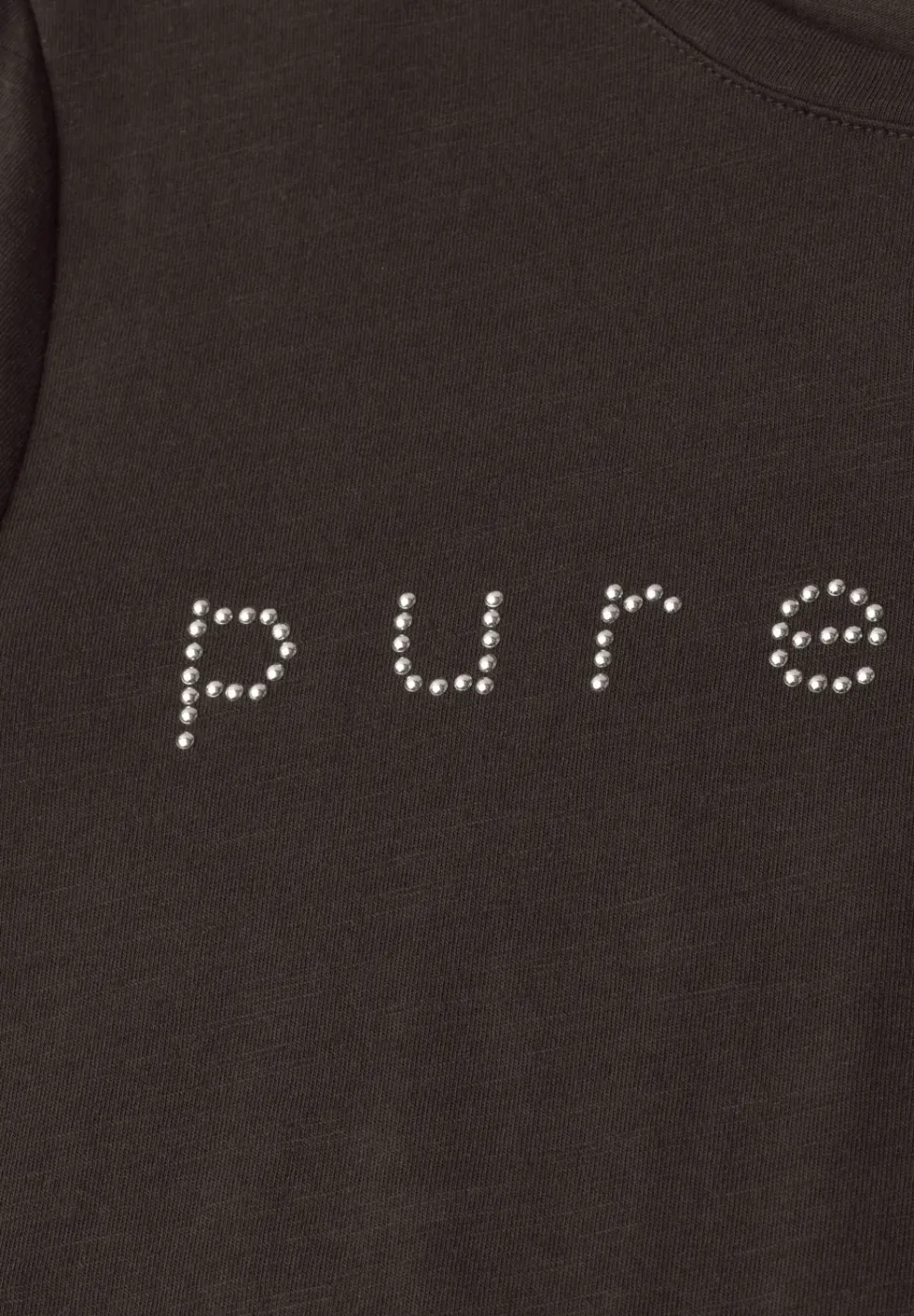 Shirt met edelstenen