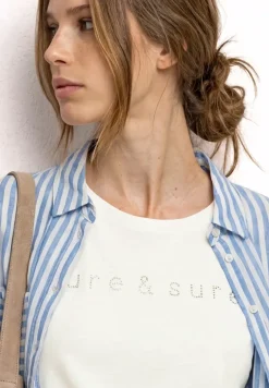Shirt met edelstenen