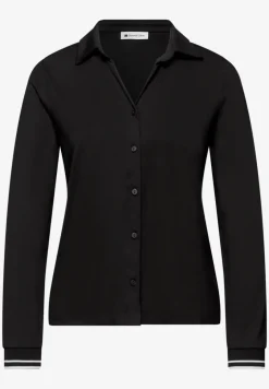 Shirt met een blouse-look