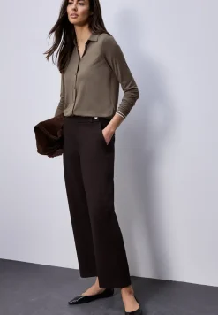 Shirt met een blouse-look