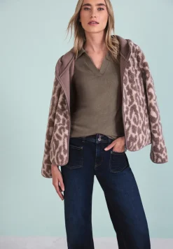 Shirt met een blouse-look
