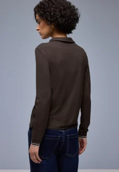 Shirt met een blouse-look