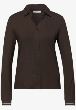 Shirt met een blouse-look