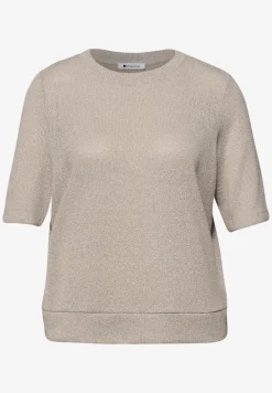Shirt met een glitterlook