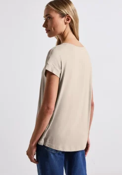 Shirt met fijne lijntjes