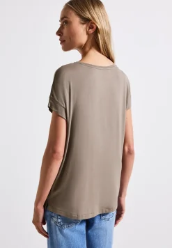 Shirt met fijne lijntjes