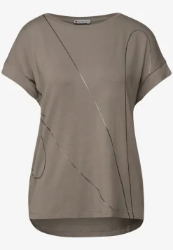 Shirt met fijne lijntjes