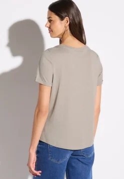 Shirt met foliedruk