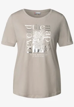 Shirt met foliedruk