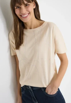 Shirt met foliedruk