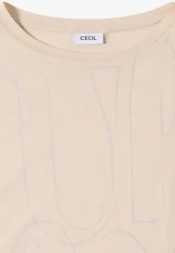 Shirt met foliedruk
