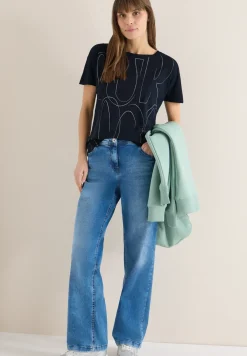 Shirt met foliedruk