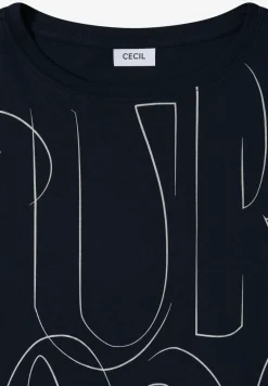 Shirt met foliedruk