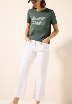 Shirt met foliedruk