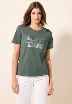 Shirt met foliedruk