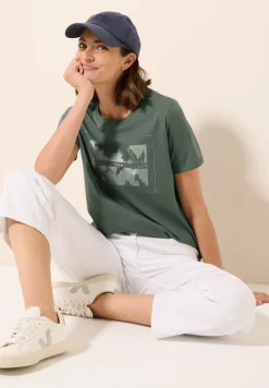 Shirt met foliedruk