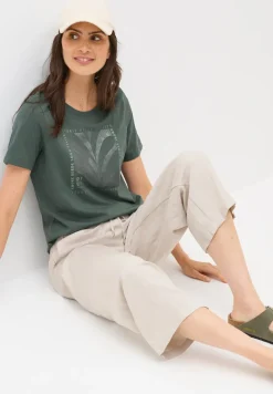 Shirt met folieprint