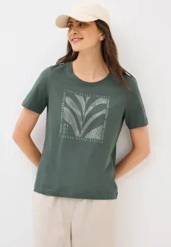 Shirt met folieprint