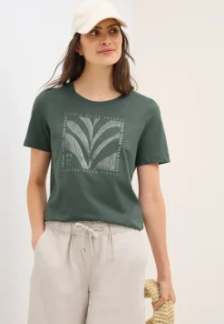 Shirt met folieprint
