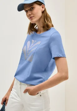 Shirt met folieprint