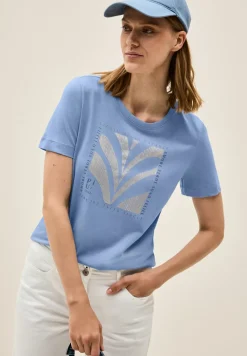Shirt met folieprint
