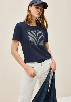 Shirt met folieprint
