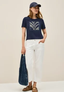 Shirt met folieprint