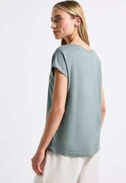 Shirt met folietekst