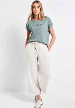 Shirt met folietekst