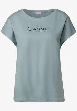 Shirt met folietekst