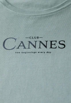 Shirt met folietekst