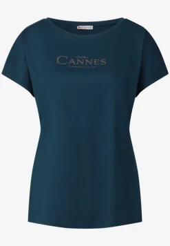 Shirt met folietekst