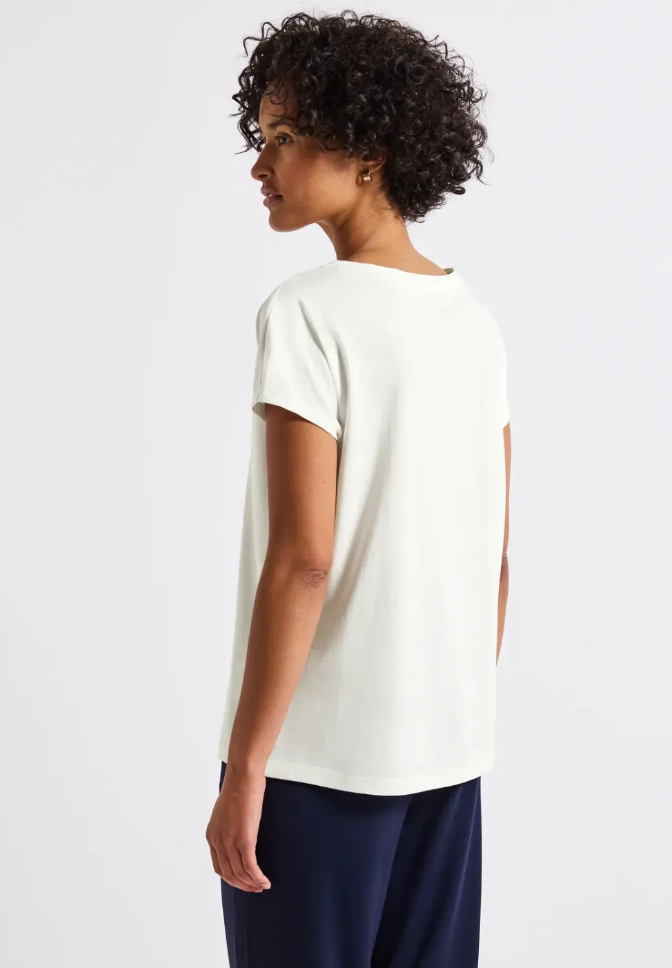 Shirt met folietekst